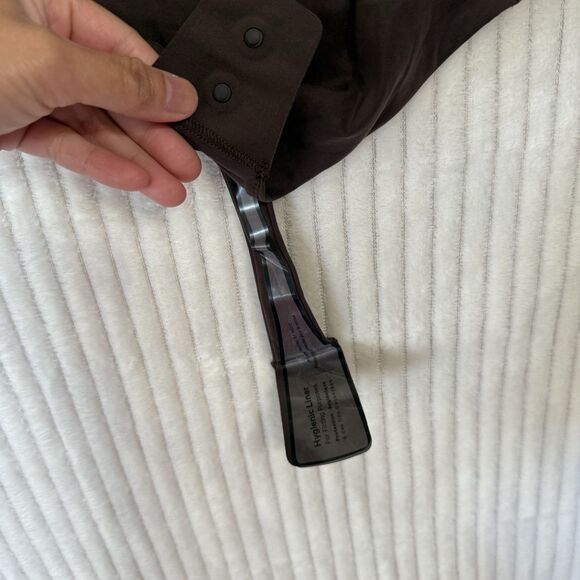 Lululemon Wundermost Ultra-Soft Nulu Turtleneck Bodysuit Sz S Espresso NWT $88 - Picture 9 of 16